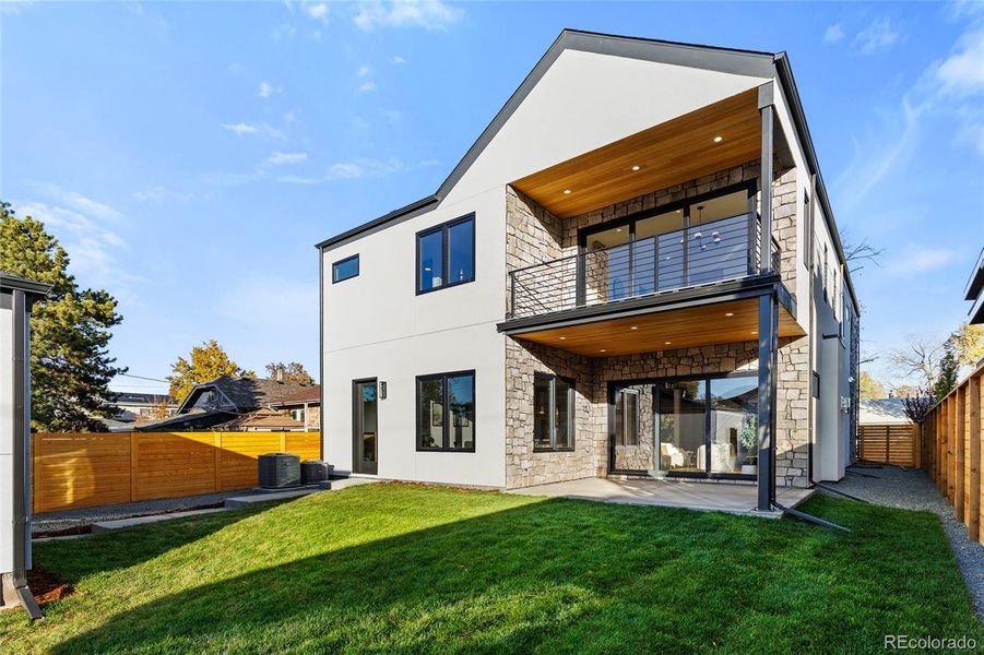 Exterior details and patio area of a home in , Denver (Image 3).