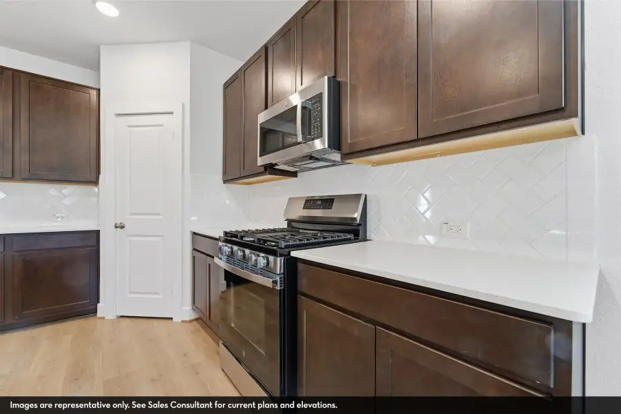 Representative furnished interior of a home built from the Aquila by CastleRock Communities in Chasin Heights, Converse (Image 7).