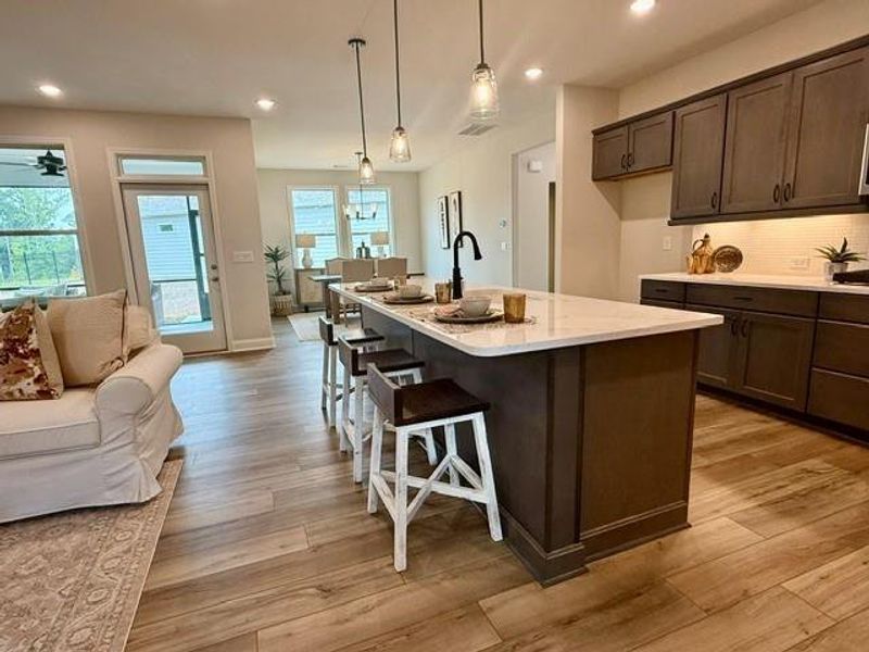 Furnished interior view inside a new home in , Hiram (Image 7).