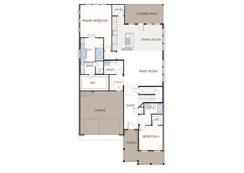 View of home floor plan