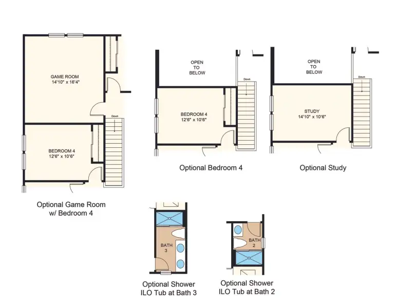 2D floor plan layout of this home in Firethorn, Parrish, FL (Image 20). 2D floor plan layout of this home in Firethorn, Parrish, FL (Image 20).