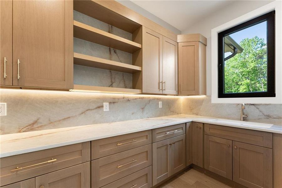 Furnished interior view inside a new home in , Flowery Branch (Image 8).