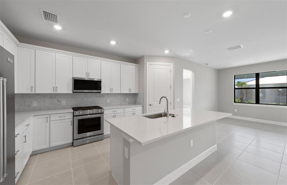 Furnished interior view inside a new home in , North Port (Image 6).