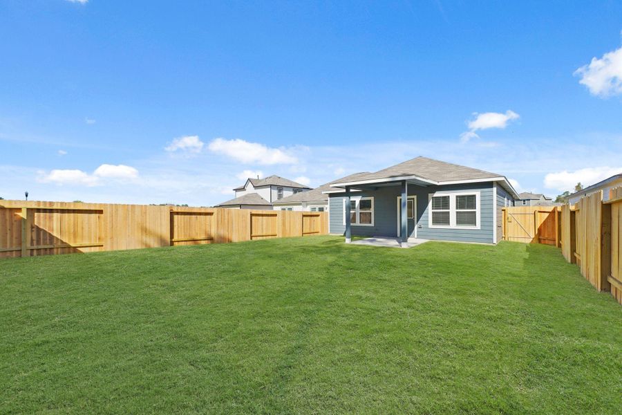 Exterior details and patio area of a home in Maple Heights, Porter (Image 3). Exterior details and patio area of a home in Maple Heights, Porter (Image 3).