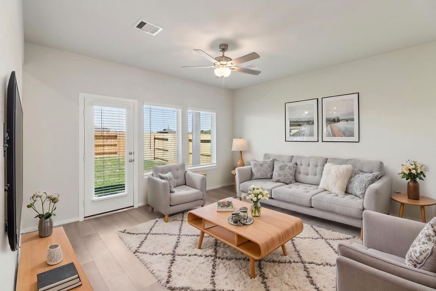 Photo is not of the actual home, but is an inspirational photo of builder’s model home and may depict options, furnishings, and/or decorator features that are not included.