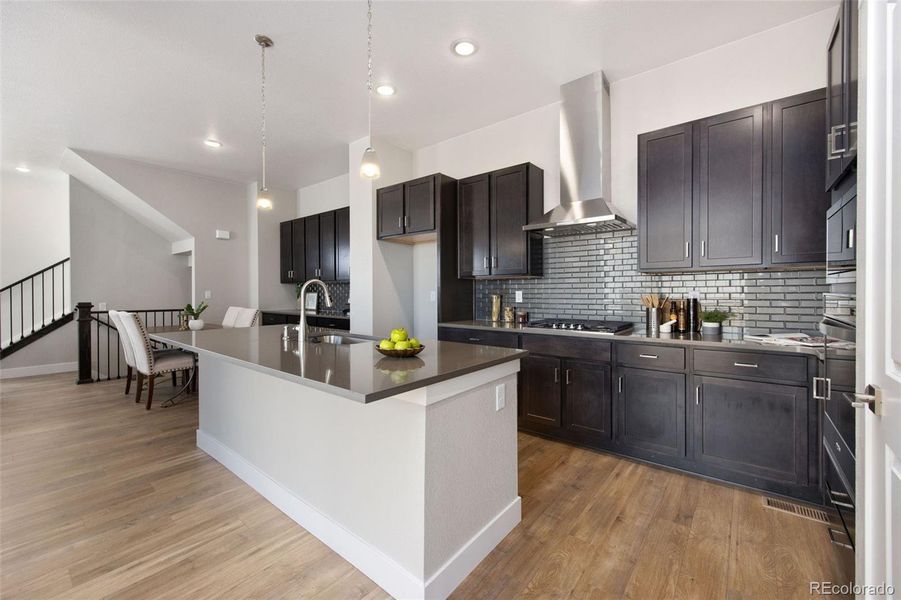 Furnished interior view inside a new home in Trailside on Harmony, Timnath (Image 8).