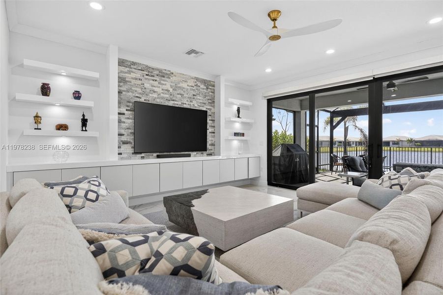 Furnished interior view inside a new home in , Port St. Lucie (Image 38).