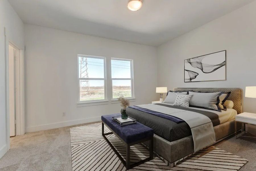 Representative furnished interior of a home built from the Brooke Modern by Cadence Homes in Karis, Crowley (Image 13). Representative furnished interior of a home built from the Brooke Modern by Cadence Homes in Karis, Crowley (Image 13).