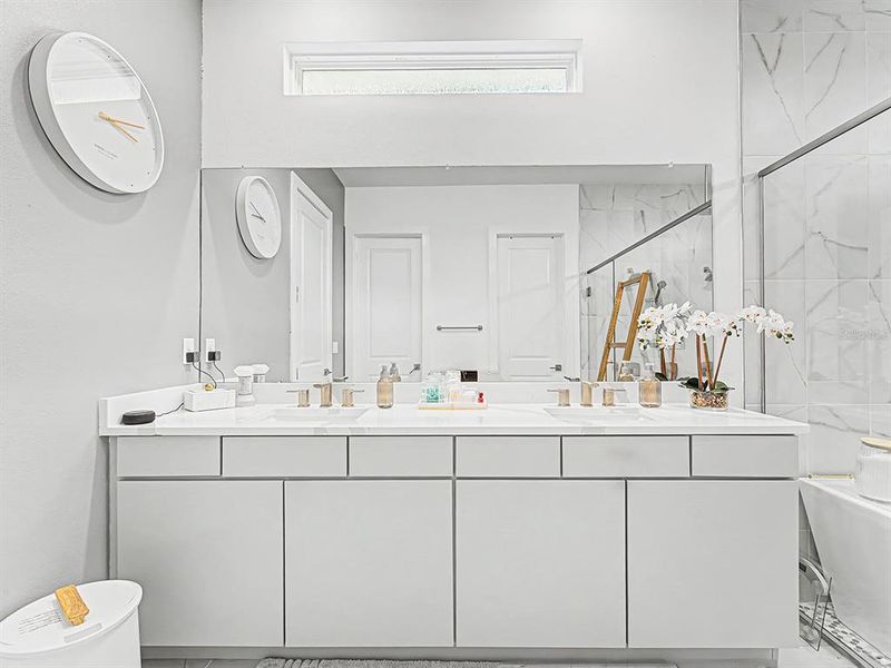 Furnished interior view inside a new home in , San Antonio (Image 48).