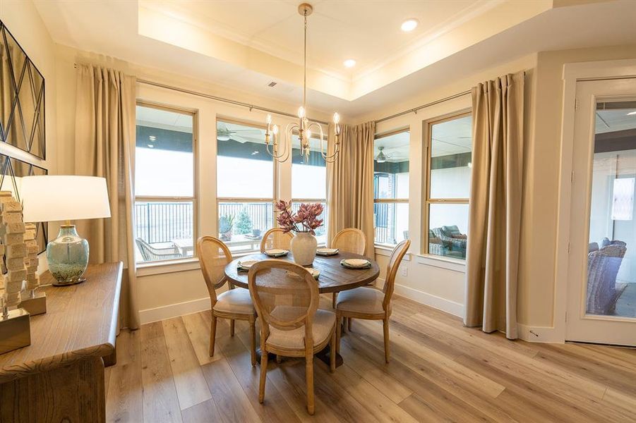 Furnished interior view inside a new home in , Little Elm (Image 18).