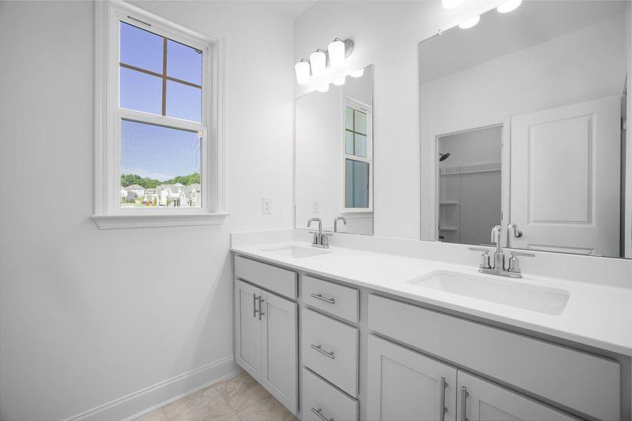 Furnished interior view inside a new home in Bailey Fence, Dacula (Image 8).