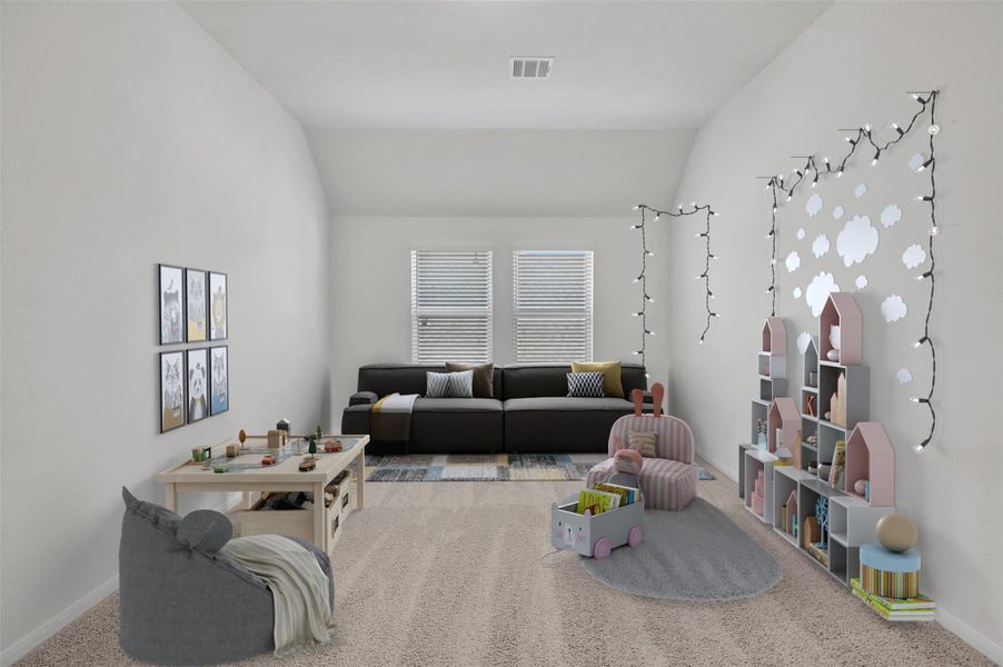 Flexible loft upstairs (*Photo not of actual home and used for illustration purposes only.)