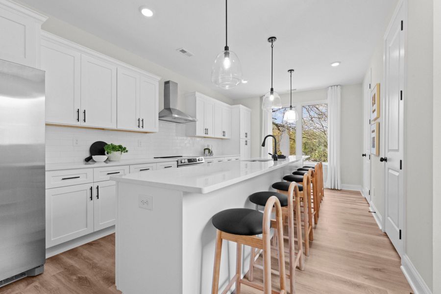 Furnished interior view inside a new home in Hartford Townhomes, Charlotte (Image 32).