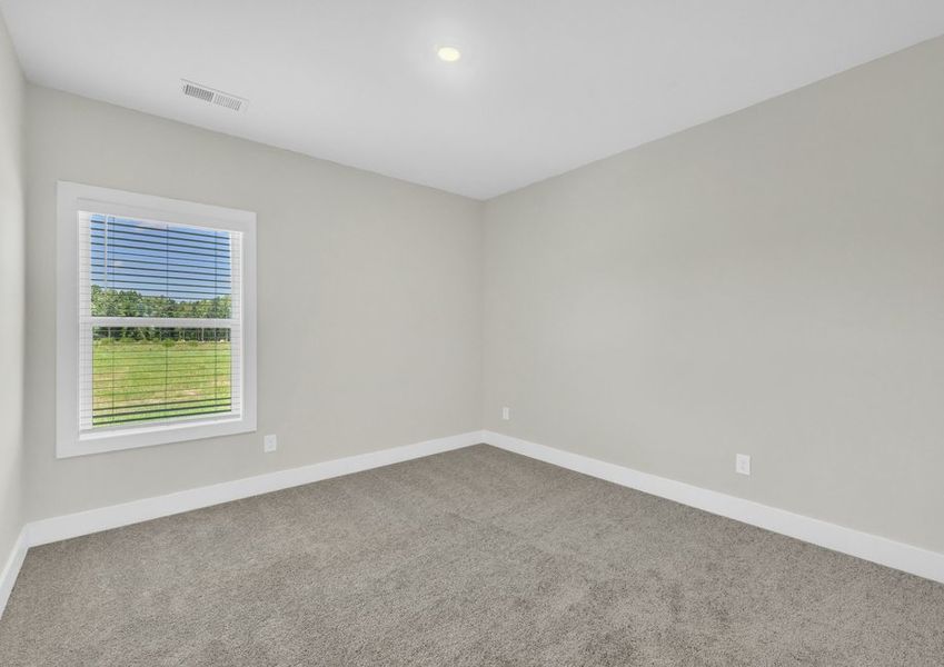 The secondary bedroom has lots of space. The secondary bedroom has lots of space.