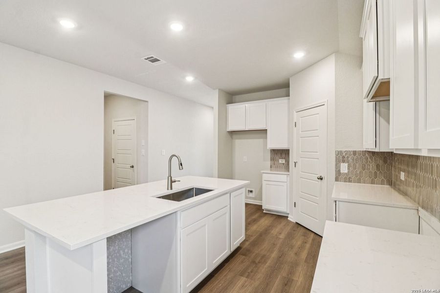 Furnished interior view inside a new home in Kallison Ranch, San Antonio (Image 9).