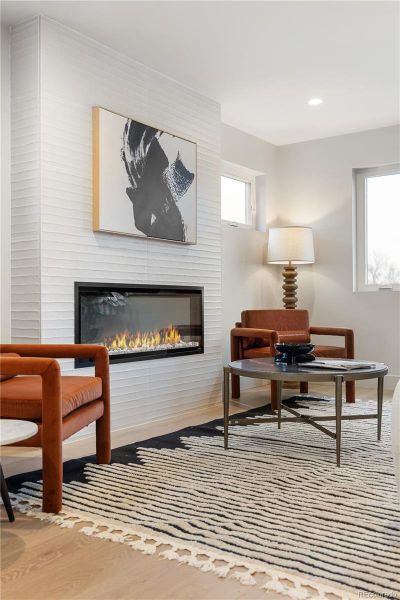 Furnished interior view inside a new home in , Denver (Image 39).