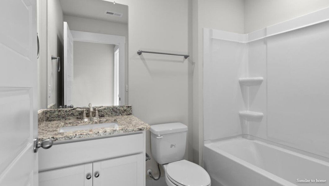 Furnished interior view inside a new home in Indigo Preserve, Leland (Image 18).