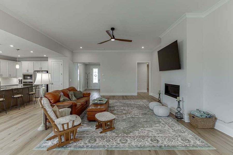 Furnished interior view inside a new home in , Hoschton (Image 25).