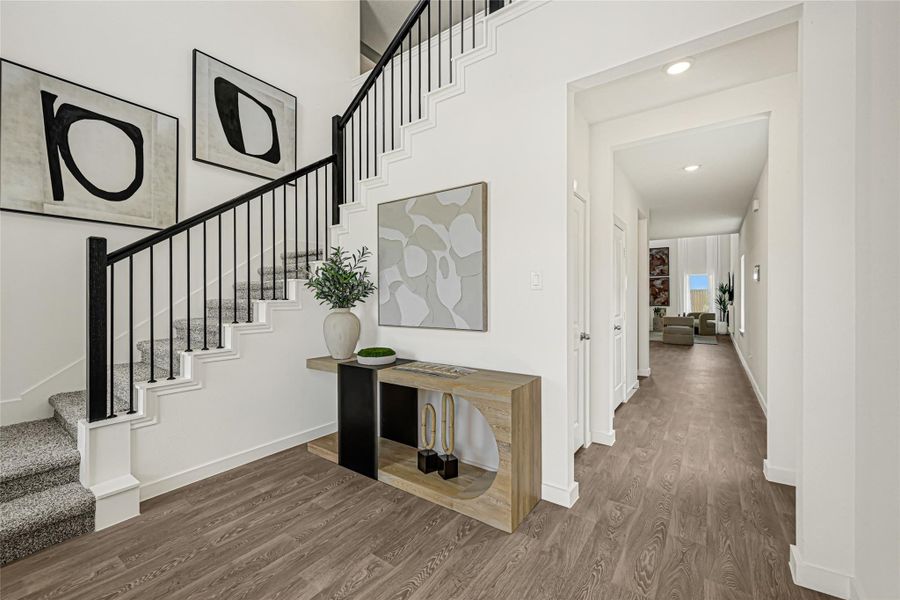 Furnished interior view inside a new home in Emberly, Beasley (Image 9).