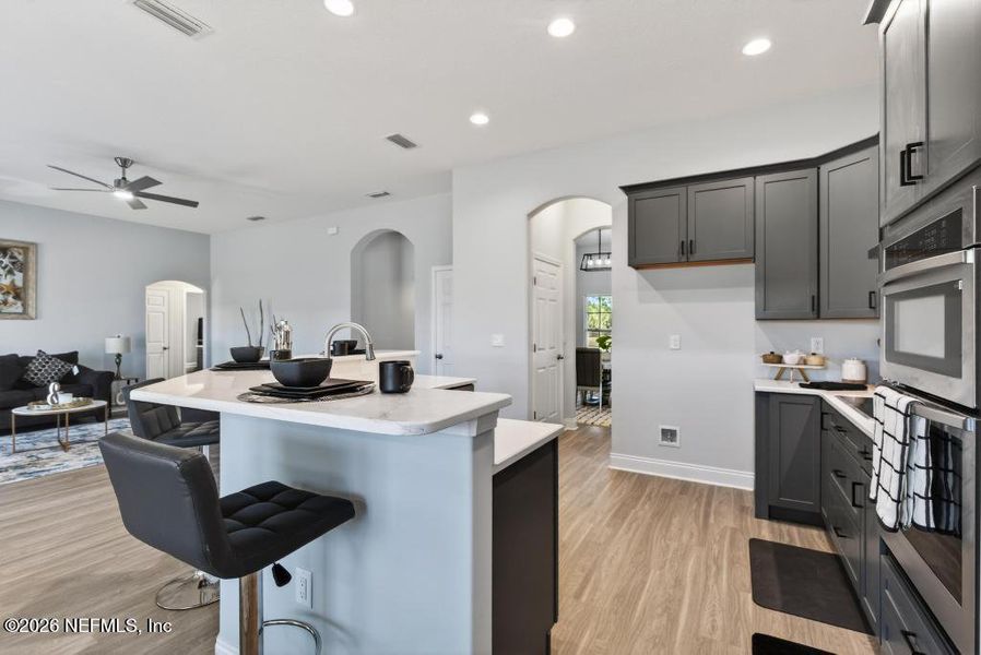 Furnished interior view inside a new home in , Callahan (Image 15).