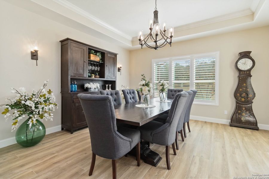 Furnished interior view inside a new home in , Boerne (Image 41).