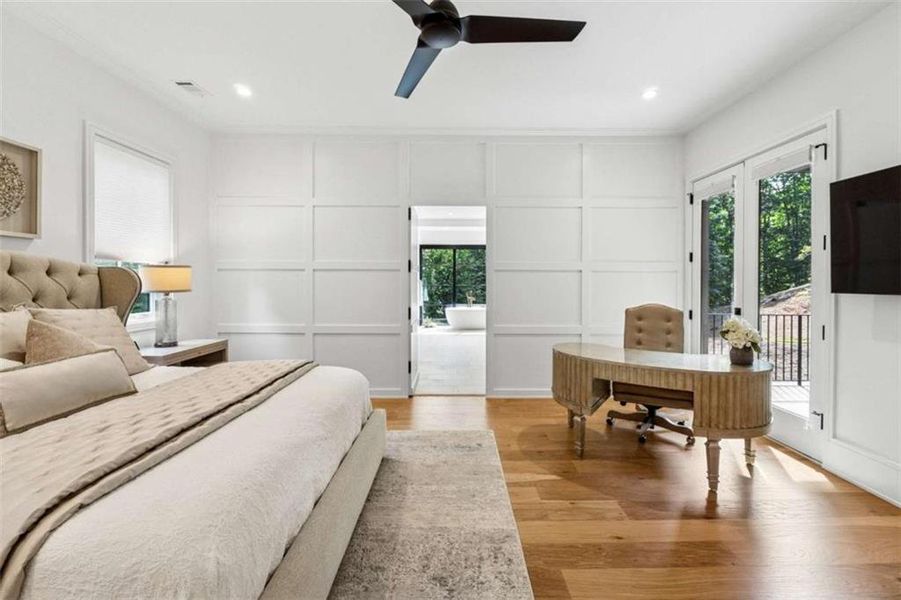 Furnished interior view inside a new home in , Roswell (Image 42).