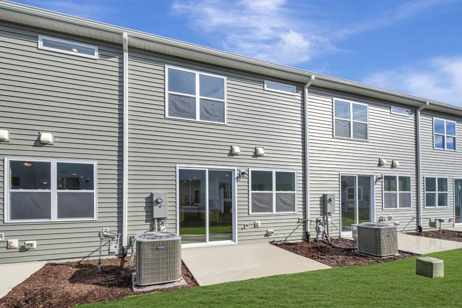 Exterior details and patio area of a home in Powell, Angier (Image 3).