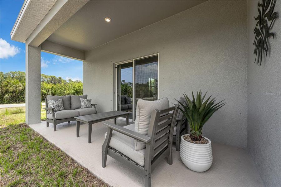 Furnished interior view inside a new home in Hidden Cove, Eustis (Image 38).