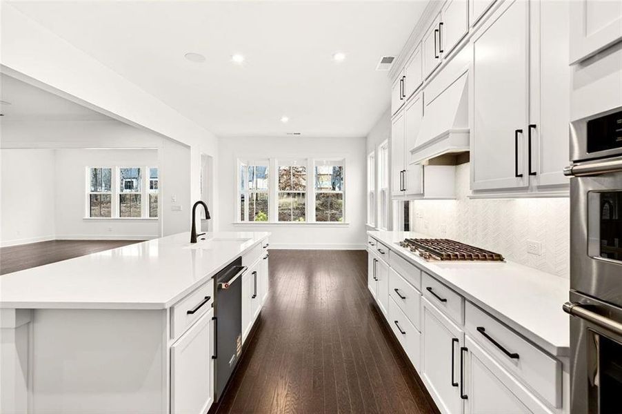Furnished interior view inside a new home in , Cumming (Image 15).