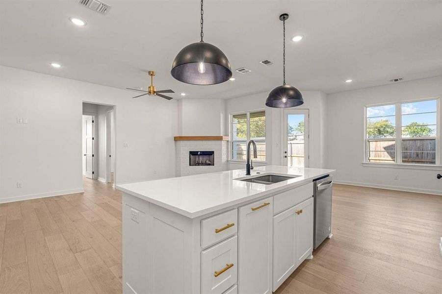 Furnished interior view inside a new home in , Aledo (Image 7).