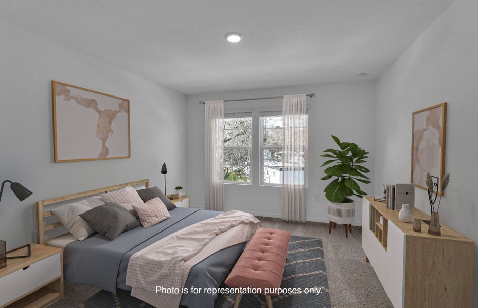 Furnished interior view inside a new home in Normandy Pines, Jacksonville (Image 3).