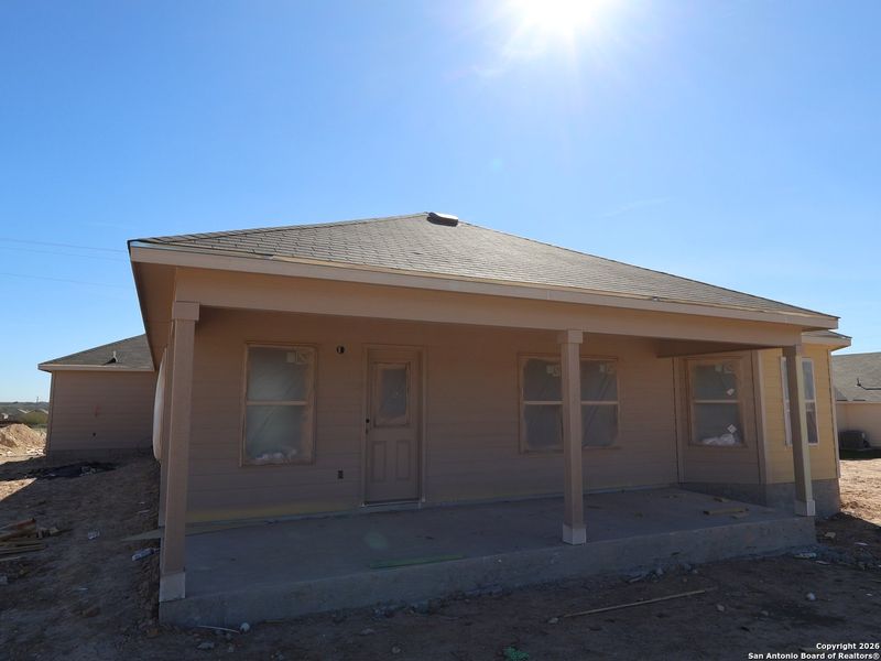 In-progress construction of a new home in Chaparral Ranch, Floresville, TX (Image 24).