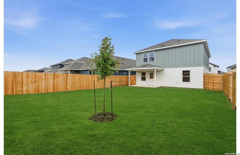 Exterior details and patio area of a home in Dove Song, Marion (Image 2). Exterior details and patio area of a home in Dove Song, Marion (Image 2).