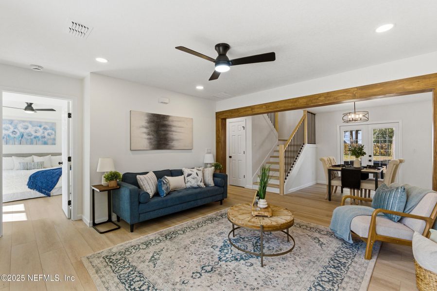 Furnished interior view inside a new home in , Jacksonville (Image 17).