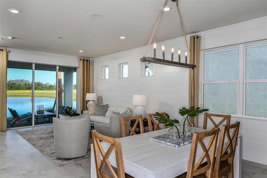 Furnished interior view inside a new home in Del Webb Sunbridge, St. Cloud (Image 25).