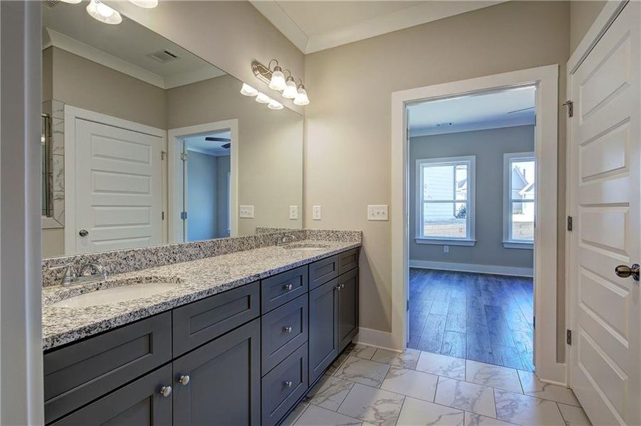 Furnished interior view inside a new home in , Cartersville (Image 6).