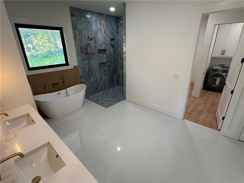 Furnished interior view inside a new home in , Atlanta (Image 10).