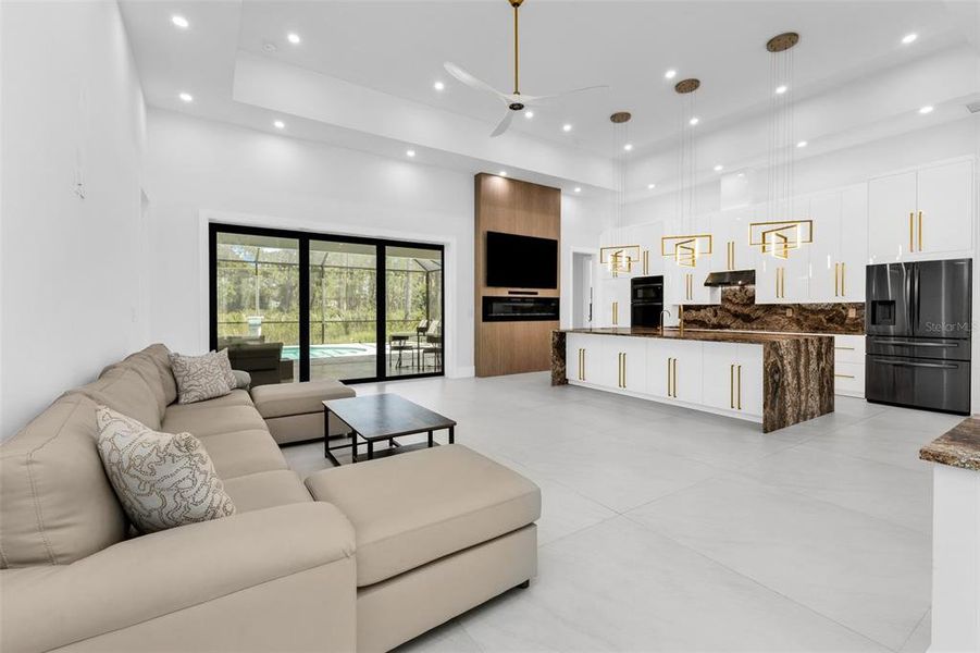 Furnished interior view inside a new home in , North Port (Image 30).
