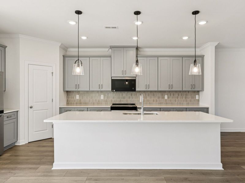 Furnished interior view inside a new home in Meadows at Wilson Farms - The Heights Series, Fort Mill (Image 2). Furnished interior view inside a new home in Meadows at Wilson Farms - The Heights Series, Fort Mill (Image 2).