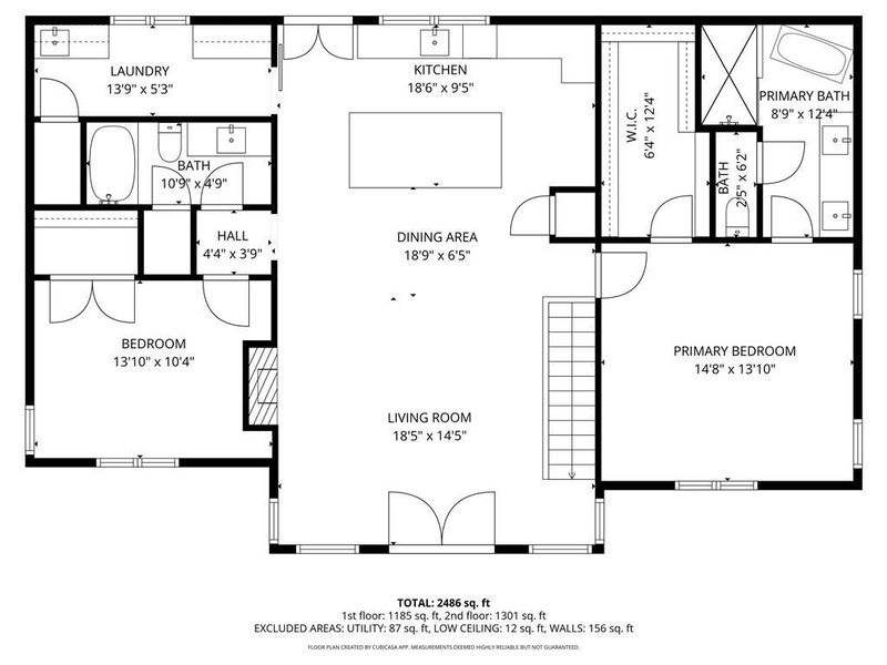 2D floor plan layout of this home in , Talking Rock, GA (Image 6).