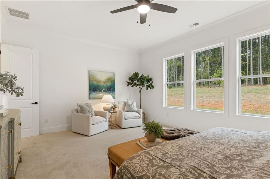 Furnished interior view inside a new home in The Reserve at Knollwood, Canton (Image 15).