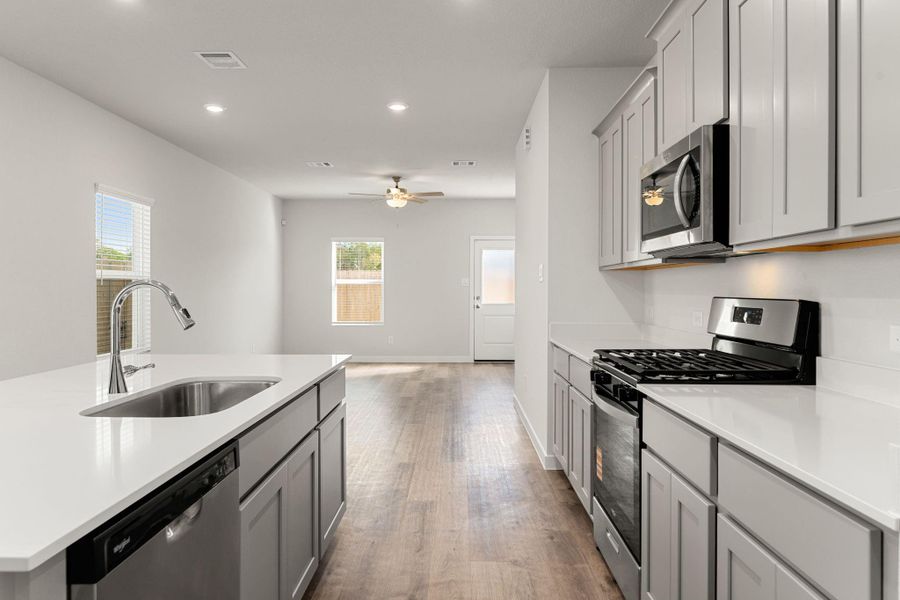 Furnished interior view inside a new home in Northpark South, Porter (Image 10).