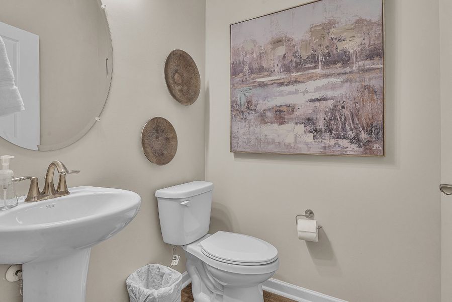 Representative furnished interior of a home built from the The Wave Crest by Chesapeake Homes in Bridgewater - Shorehaven Village, Little River (Image 24).