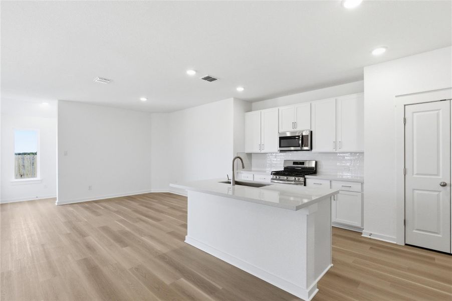 Furnished interior view inside a new home in Infinity Square, Kyle (Image 8).