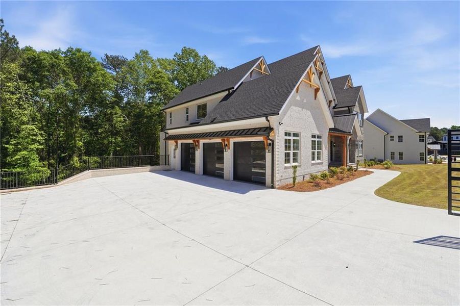 Front exterior of a new home in , Bethlehem, GA, highlighting curb appeal (Image 27).