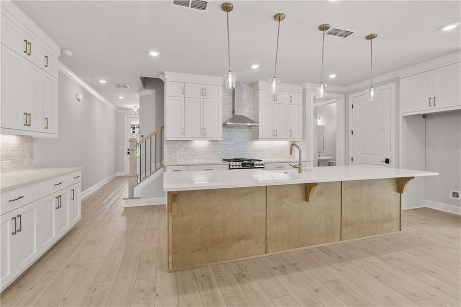 Furnished interior view inside a new home in Waterside Townhomes, Peachtree Corners (Image 4).