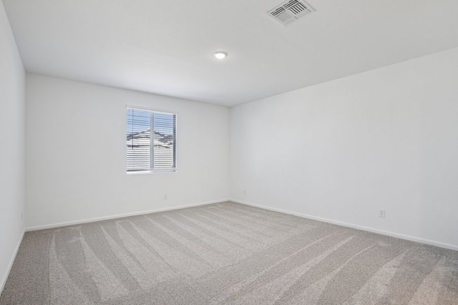 Primary suite - Sanctuary at Stonebridge Model Home. Finishes and options may vary by community Primary suite - Sanctuary at Stonebridge Model Home. Finishes and options may vary by community