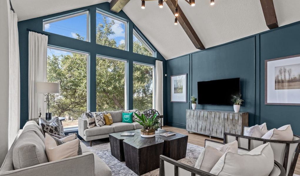 Furnished interior view inside a new home in Esperanza, Boerne (Image 22).