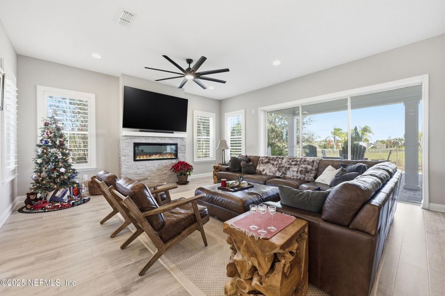 Furnished interior view inside a new home in , St. Johns (Image 11).