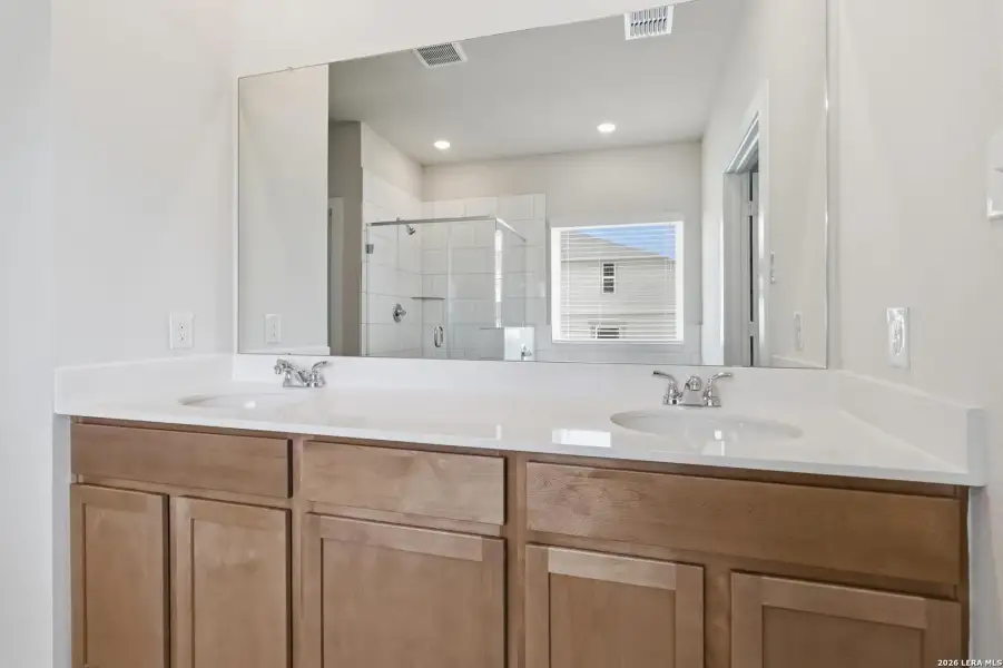 Furnished interior view inside a new home in Hunters Ranch, San Antonio (Image 7).